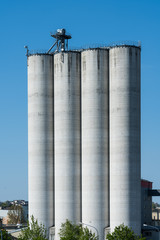 Getreidesilos in Heilbronn