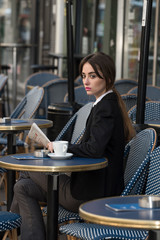 Glamour Fashion Portrait of Young Elegant Fashionista.