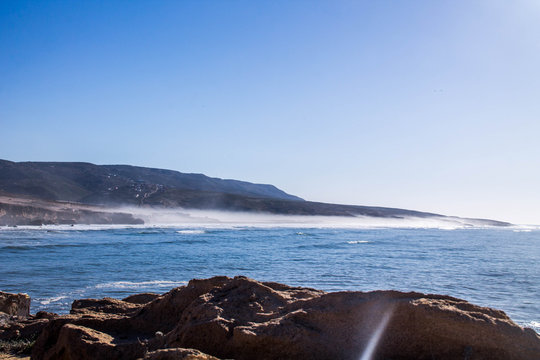 Seascape from ait tamer ( tamri ) agadir morocco