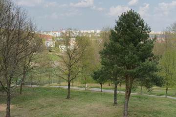 Obraz premium Kortowo - widok na Olsztyn