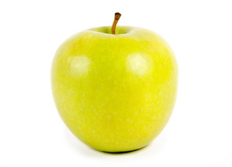 Green apple isolated on white
