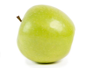 Green apple isolated on white