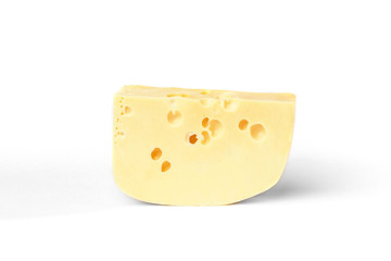 Cheese isolated on white background. 