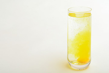 Healthy orange flavour vitamin drink