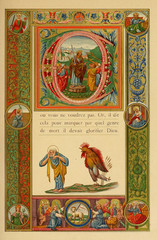 Christian illustration. Old image