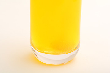 Healthy orange flavour vitamin drink