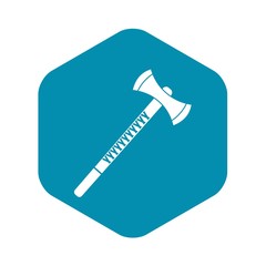 Big ax icon. Simple illustration of big ax vector icon for web