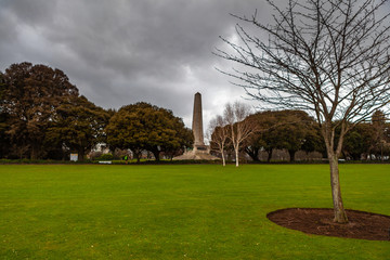 Dublin, Ireland – March 2019. Famous Phoenix Park in Dublin, Ireland