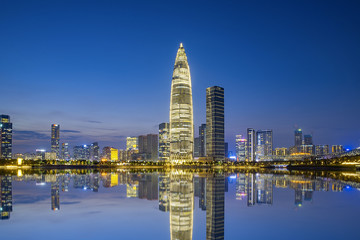 Shenzhen city night scene