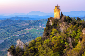 Fototapeta na wymiar Montale, the Third Tower of San Marino