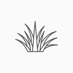 grass icon, grass vector