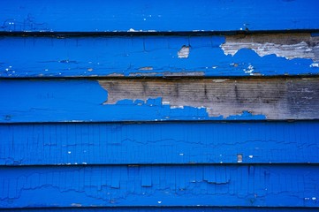 Fototapeta premium blue old wooden background texture crack color 