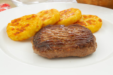 rösti avec steak 
