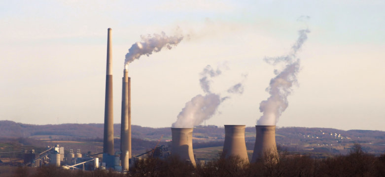 Coal Power Plant In Western Pennsylvania