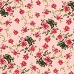Fototapeten Fashionable pattern in small flowers. Floral background for textiles. © Erkan-design