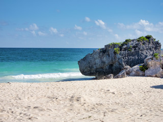 The beach of Tulum - Mexico