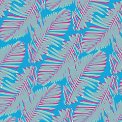 Tropical palm leaves, jungle leaves 