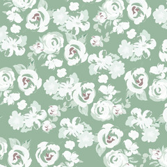 PrintFashionable pattern in small flowers. Floral background for textiles
