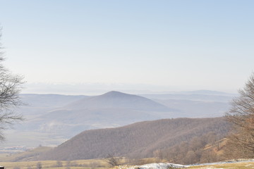 landscape in the mountains