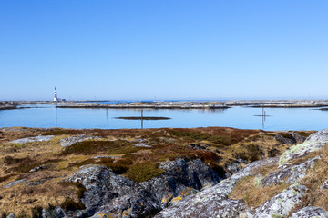 Coastline outside Titran, a little place on Frøya in Norway