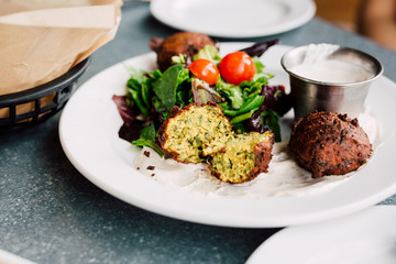 Falafel and Salad