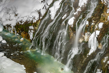 Shirahige Waterfall inthe Shirogane