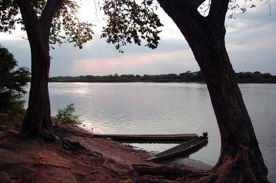 ribera del r&iacute;o Apure en Venezuela
