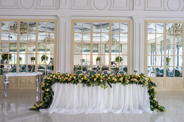 Floral wedding composition