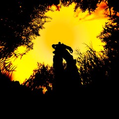 Memorial Day soldier silhouette 