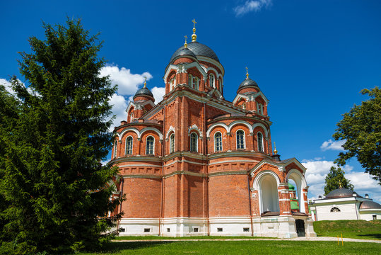 Spaso-Borodino Convent. Cathedral Of The Vladimir Icon Of The Mother Of God. Mozhaysky District, Moscow Region, Russia