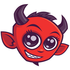 Cute Cartoon Devil