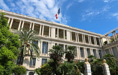 Fototapeta na wymiar Palace of the Dukes of Savoy - now Prefecture building - City of Nice - French Riviera