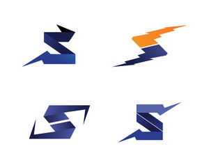 Fototapeta na wymiar Business corporate letter S logo design vector