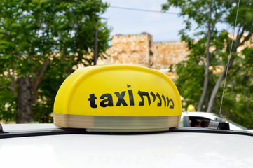 taxi cars of jerusalem