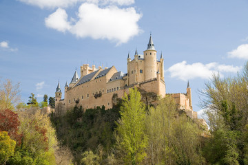 Fototapeta na wymiar Alcazar of Segovia, Castilla y Leon, Spain.