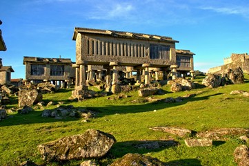 Lindoso granaries in National Park of Peneda Geres