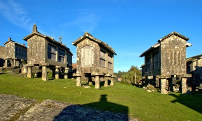 Lindoso granaries in National Park of Peneda Geres