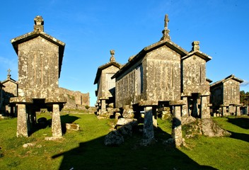 Lindoso granaries in National Park of Peneda Geres