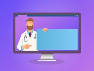 Online medicine concept