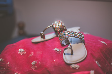 Indian bride's shoes