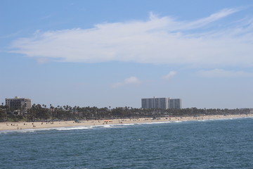 Naklejka premium Santa Monica Beach _CA