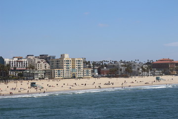 Fototapeta na wymiar Santa Monica Beach