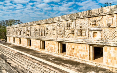 Fototapeta premium Uxmal, an ancient Maya city of the classical period in present-day Mexico