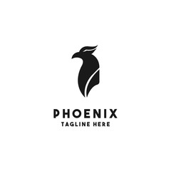 Fototapeta premium Phoenix Logo Design Inspiration, Vector Illustration