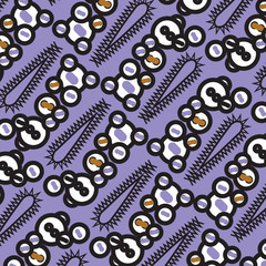 Geometric ornament for ceramics, wallpaper, textile