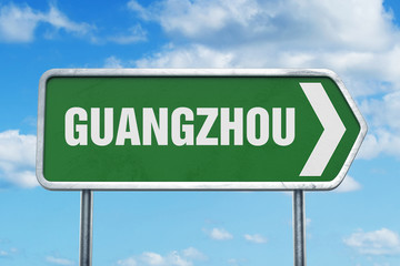 Guangzhou Road Sign