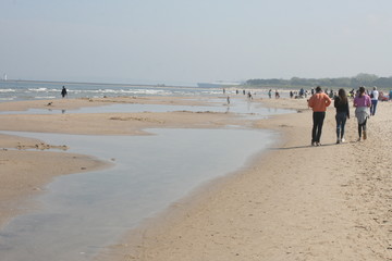 Menschen am Strand