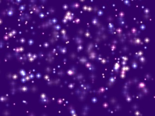 Bright stars on violet texture