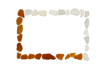 ビーチグラスのフレーム