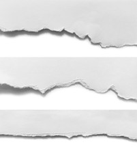 pieces of torn paper texture background, copy space.